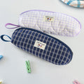 Cute Plaid Puppy Pattern Portable Pencil Case 6S10BOB1063