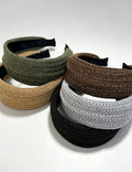 Elegant Hollow Out Knit Wide Headband 6W6HBD321