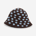 Cute Polka Dots Knit Bucket Hat 6W6HAT654