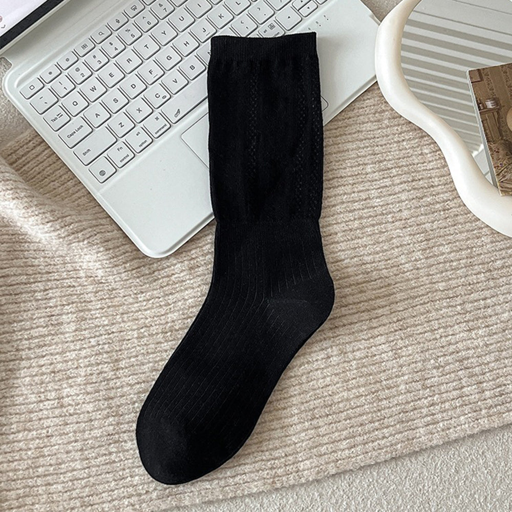 Solid Color Elastic Socks - DippedShop Wholesale - #2419