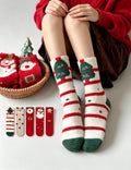 Soft Thickened Christmas Fuzzy Socks 6W8FSO906
