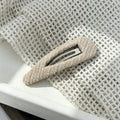 Simple Ruched Fabric No Crease Hair Clip 6W6HCP1620