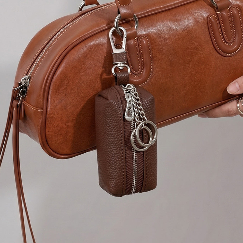 Full Grain Leather Coin Purse - DippedShop Wholesale - #2035