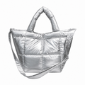 Shiny Solid Color Puffer Crossbody Bag 6W10BBG1806