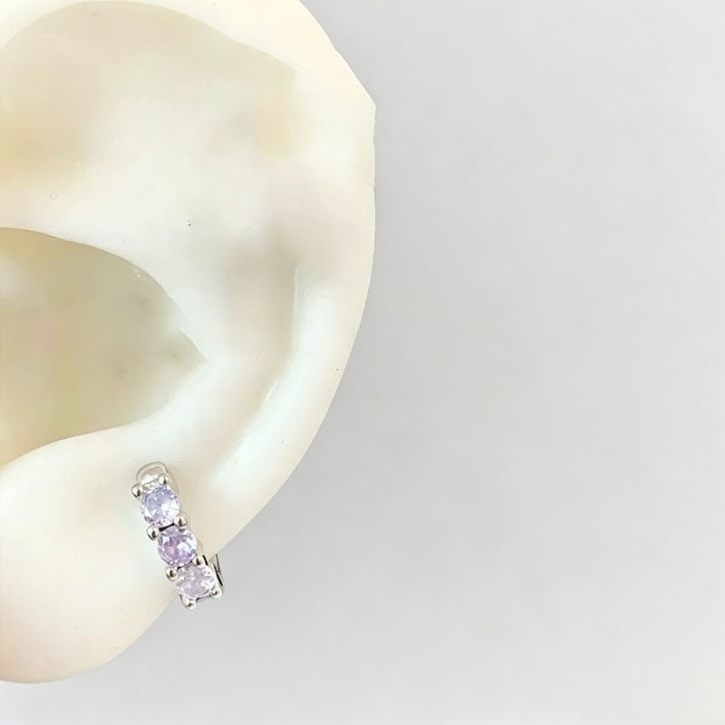Wrap Heart Rhinestone Earrings - DippedShop Wholesale - #8275