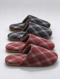 Color Contrast Plaid Soft Non-Slip Indoor Slippers 6W8FSP292