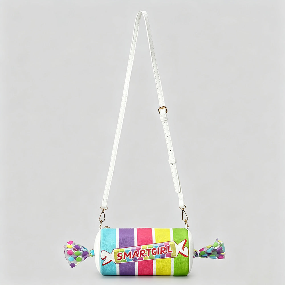 Unique Cartoon Candy Letter Print Crossbody Bag 6W10BBG2125