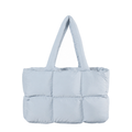 Simple Solid Color Soft Puffer Tote Bag 6W10BBG1801