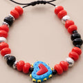 Heart Beaded Bracelet - DippedShop Wholesale - #3843
