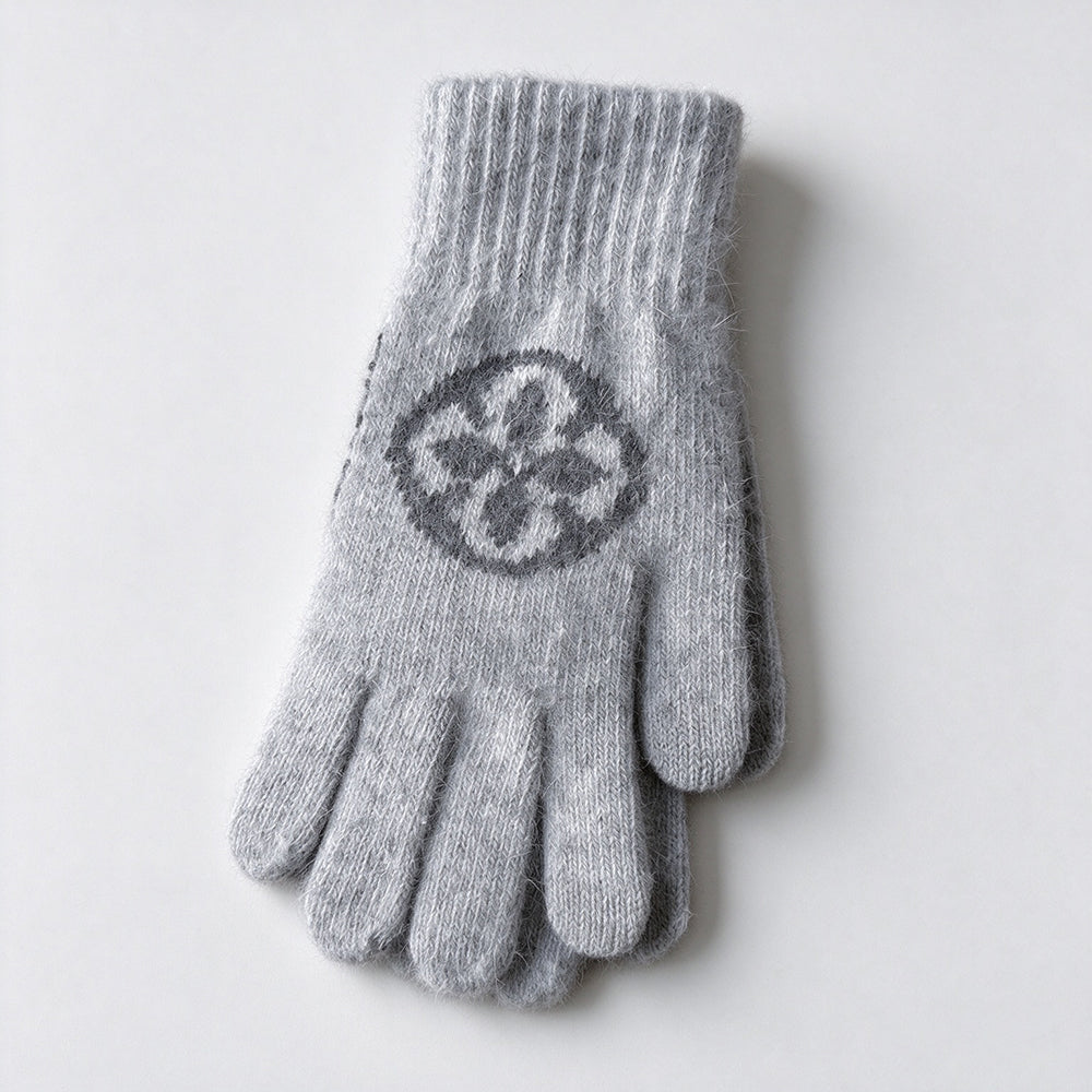 Jacquard Knit Touchscreen Gloves - DippedShop Wholesale - #2131