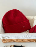 Simple Ribbed Knit Solid Color Beanie Hat 6W6HAT553