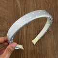 Minimalist Satin Polka Dot Non-Slip Headband 6W6HBD299