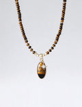 Tiger Eye Beaded Necklace - DippedShop Wholesale - #2723