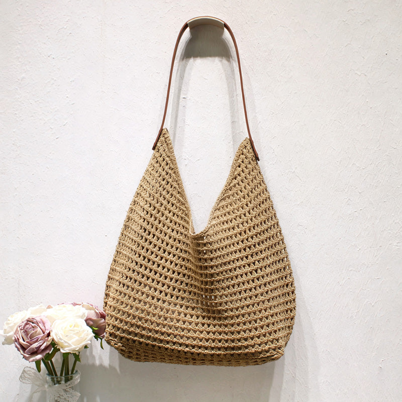 Slouchy Hollow Out Large Capacity Shoulder Bag 6W10BBG1780