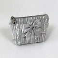 Bowknot Tweed Cosmetic Bag - DippedShop Wholesale - #9523