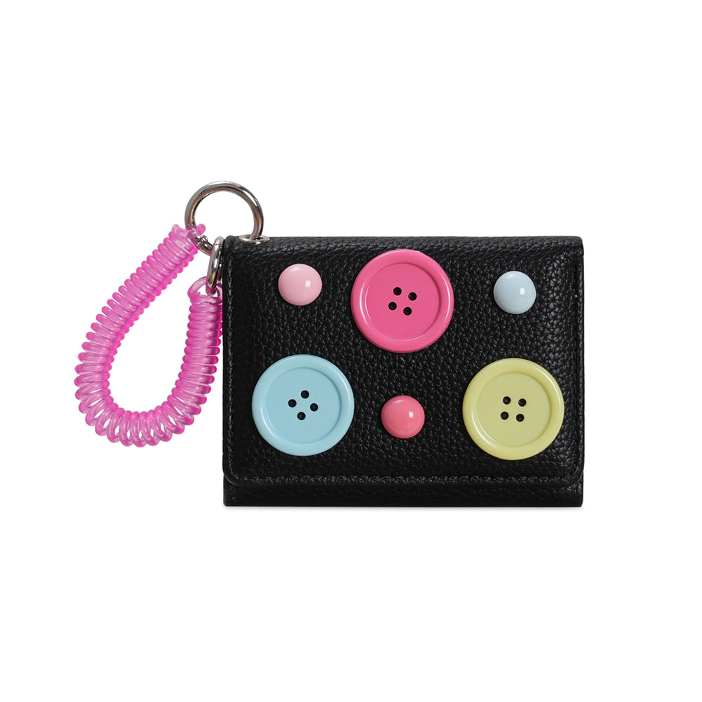 Button Trifold Wallet - DippedShop Wholesale - #0627