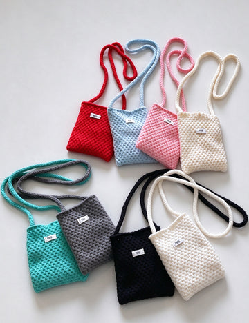 Cute Solid Color Knit Phone - DippedShop Wholesale - #2611