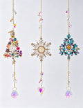 Crystal Christmas Tree Snowflake Pendant Suncatcher 6H7HLS190