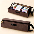 Minimalist Solid Color Pencil Case with Handle 6S10BOB1062