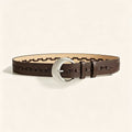 Fashion Hollow Out Wovven PU Leather Belt 6W6JBT225