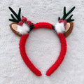 Reindeer Antler Plush Headband - DippedShop Wholesale - #4195