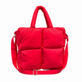 Trendy Puffer Square Solid Color Shoulder Bag 6W10BBG1805