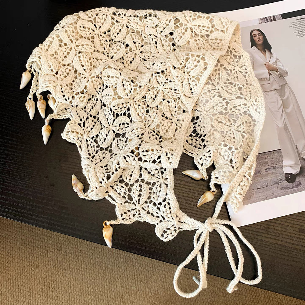 Boho-Style Hollow Tassel Skirt Belt 6W6JBT239