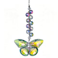 Sparkly Crystal Butterfly Bead Hanging Sunatcher 6H7HLS189