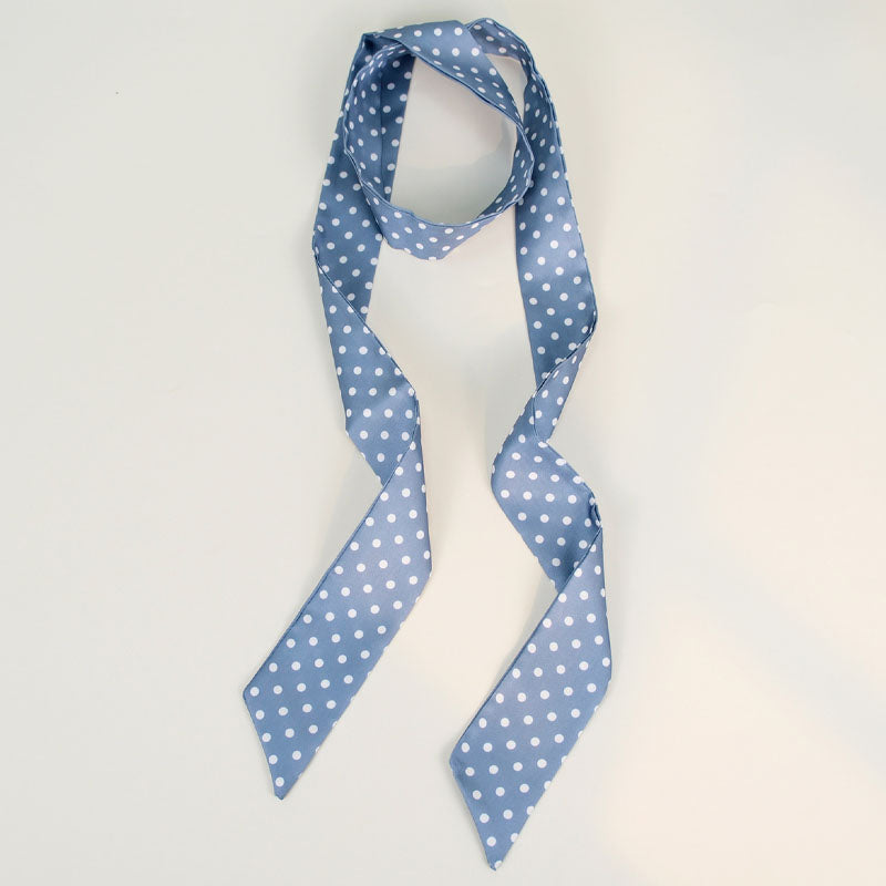 Stylish Color Block Polka Dots Silk Scarf 6W6NSI227