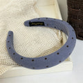 Vintage Polka Dots Non-Slip Wide Headband 6W6HBD327