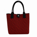 Vintgae Plaid Large Capacity Knit Tote Bag 6W10BBG1813