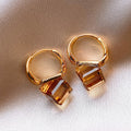 Geometric Stud Earrings - DippedShop Wholesale - #7811