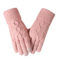Cable Knit Touchscreen Gloves - DippedShop Wholesale - #6163