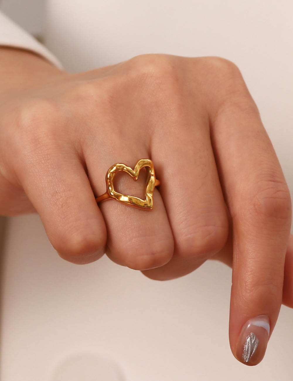 Heart Simple Vintage Ring DPJR62
