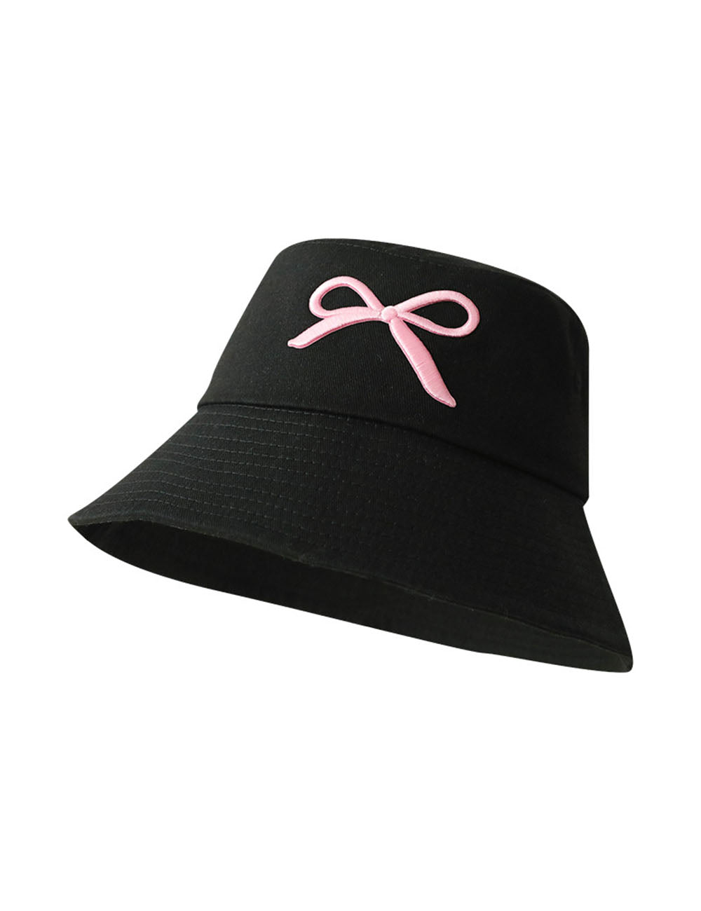 Elegant Bow Embroidered Bucket Hat DP25E972