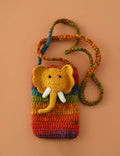 Cute Elephant Travel Purse Crochet Crossbody Bag MK2CCR6W10BBG430