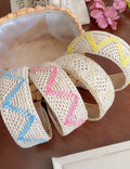 Bohemian Woven Colorblock Hairband - DippedShop Wholesale - #8051