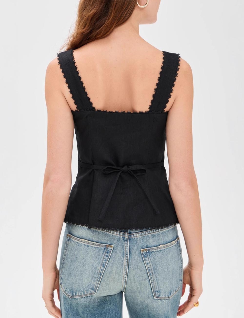 Vintage Lace Sleeveless Top - DippedShop Wholesale - #1347