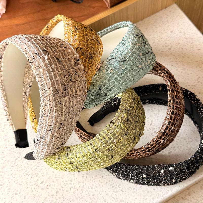 Woven wide headband - DippedShop Wholesale - #4851