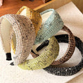 Woven wide headband - DippedShop Wholesale - #7619