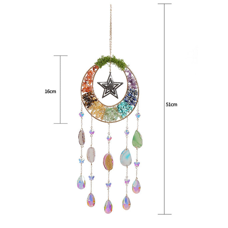 Moon Agate Suncatcher - DippedShop Wholesale - #7907