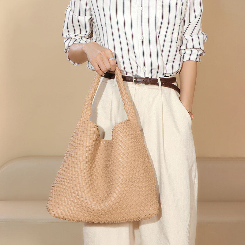 Large Woven Tote Bag - DippedShop Wholesale - #7603