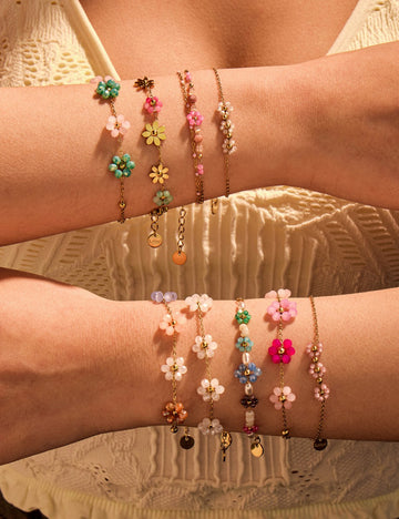 Elegant Gold Plated Daisy Link - DippedShop Wholesale - #5747