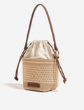 Woven Beach Bucket Bag - DippedShop Wholesale - #2435