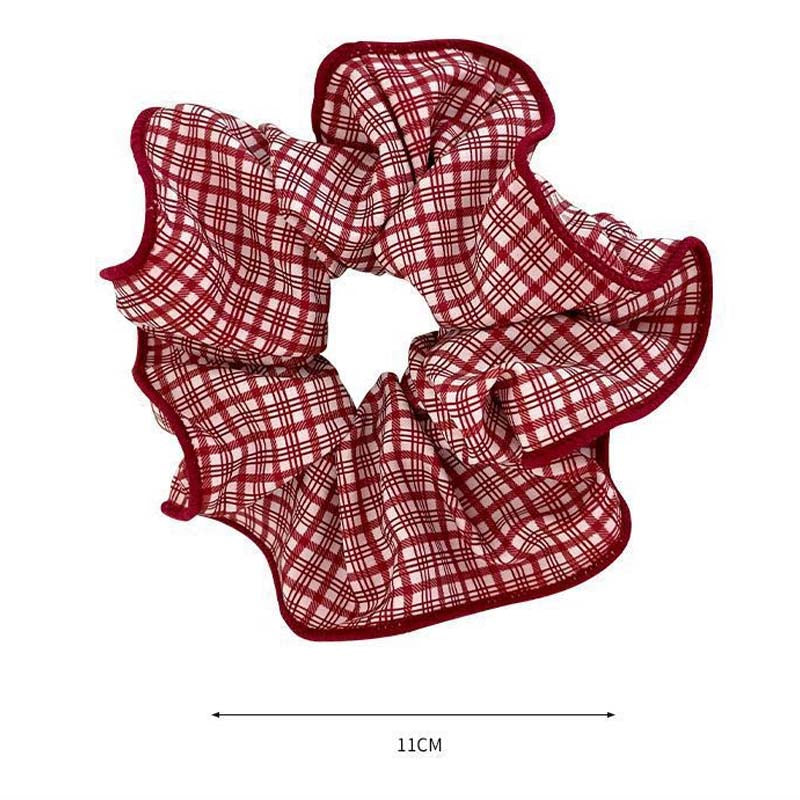 Checkered Polka Dot Hair Ties - DippedShop Wholesale - #2099