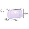 Simple Solid Color Beach Mesh Storage Bag 8BW6BOB83T