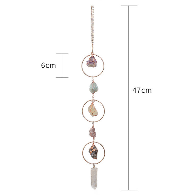 Natural Crystal Wind Chime - DippedShop Wholesale - #9987