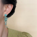Transparent Glass Beaded Earrings - DippedShop Wholesale - #2419