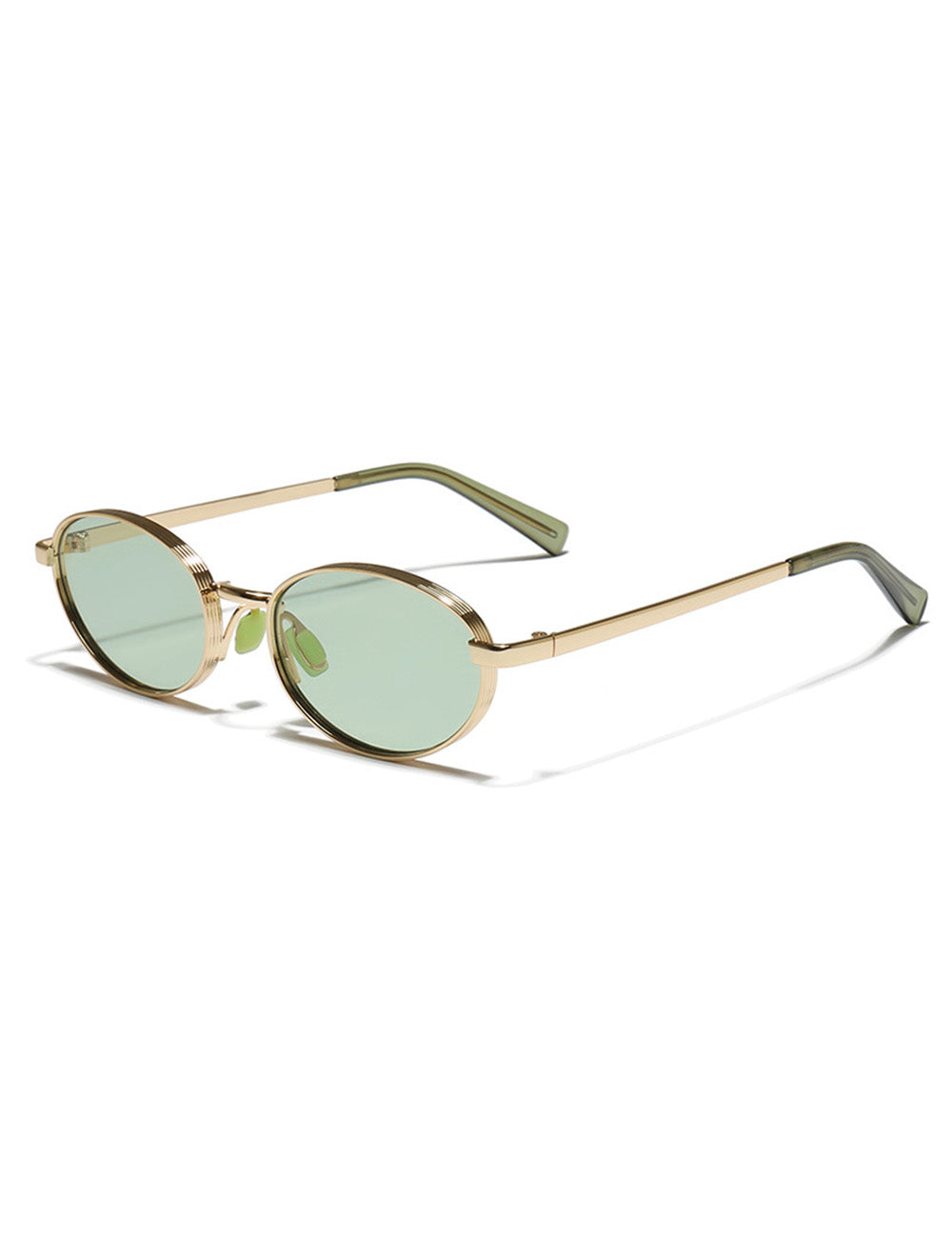 Retro Oval Metal Sunglasses - DippedShop Wholesale - #2323