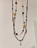 Beaded Braided Choker Necklace - DippedShop Wholesale - #0227